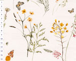 Cotton fabric CZL Meadow with Butterflies