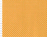 Cotton fabric CZL Mustard Yellow, Dots