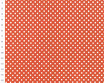 Cotton fabric CZL Terracotta Orange, Dots