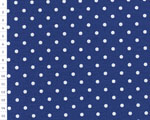 Cotton fabric KD Blue, Dots