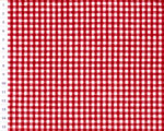Cotton fabric KD Red Checky