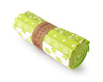 Cotton Fabric - Fabric Roll, Lime Flowers