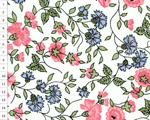 Cotton Fabric SRK Sultan Flower - pink