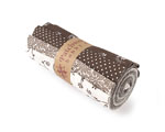 Cotton Fabric - Fabric Roll, Brown
