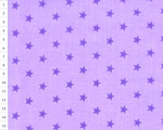 Cotton fabric CZL Violet, Stars
