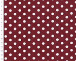 Cotton fabric OAP Wine Red, Circles