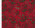 Cotton fabric Christmas OAP Red Christmas
