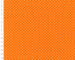 Cotton fabric KD Orange, Dots