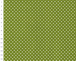 Cotton fabric OAP Green, Dots