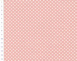 Cotton fabric OAP Old Rose, Small Dots