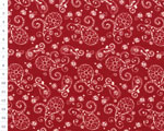 Cotton fabric OAP Red, Kashmir
