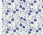 Cotton fabric KD Blue Wall Tile