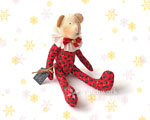 Teddy Bear, Christmas, Textile Toy