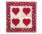 Pillowcase, Four Hearts No.2